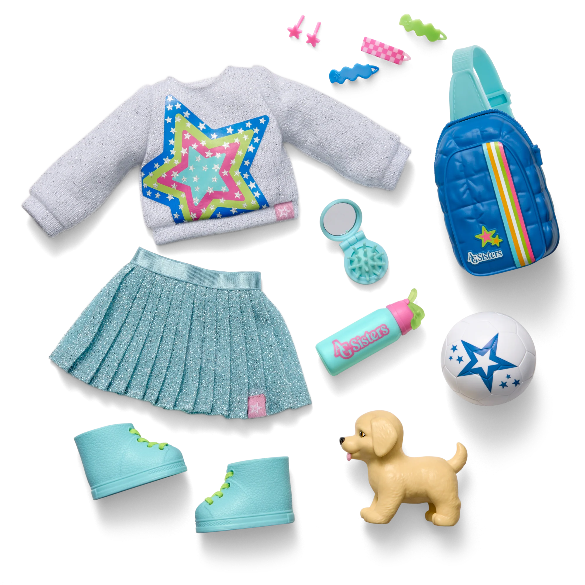 AG Sisters™ Jozette™ Doll, Book & Doll Carrier - Image 5