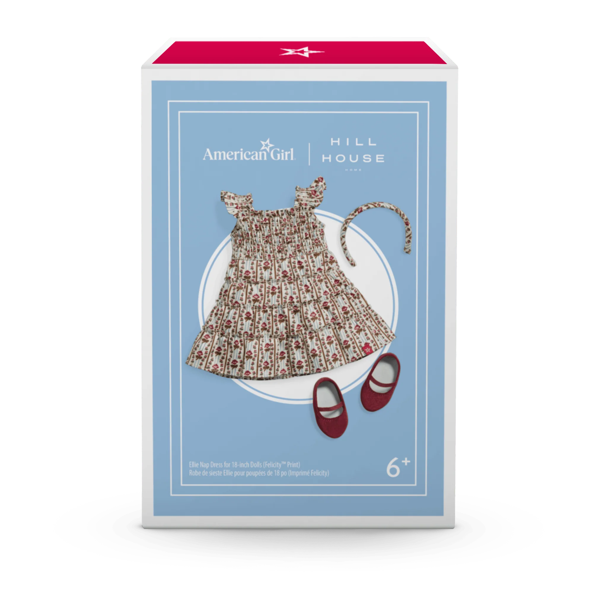 American Girl® x Hill House Home Ellie Nap Dress for 18-inch Dolls (Felicity™ Print) - Image 8