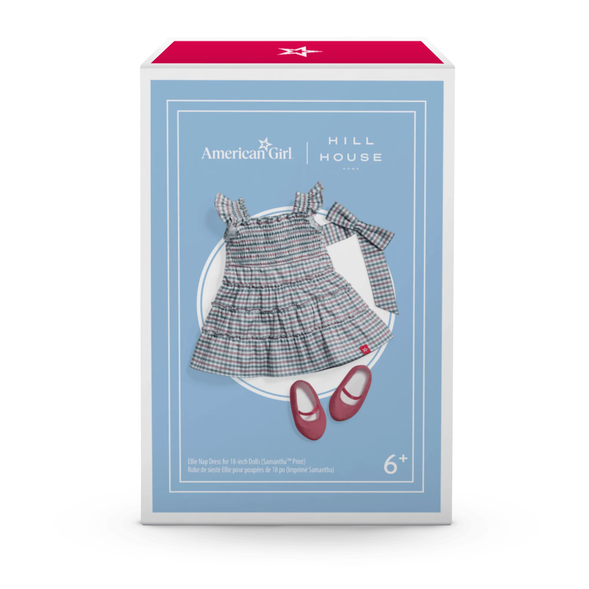 American Girl® x Hill House Home Ellie Nap Dress for 18-inch Dolls (Samantha™ Print) - Image 8