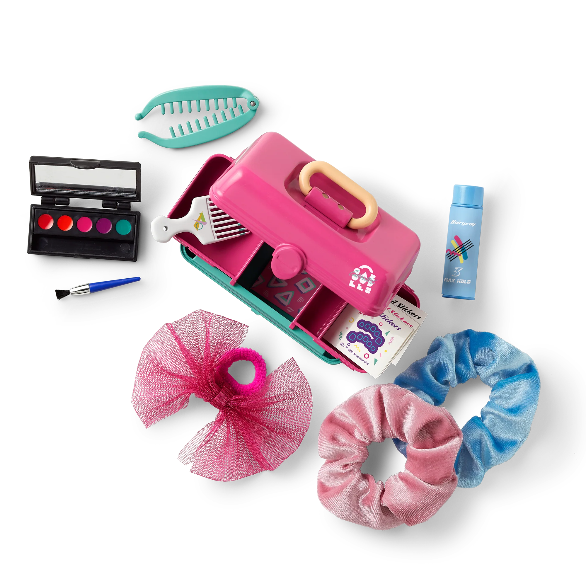 Courtney’s™ Party Dress, Caboodles® & Hair Accessories for 18-inch Dolls (Historical Characters) - Image 9